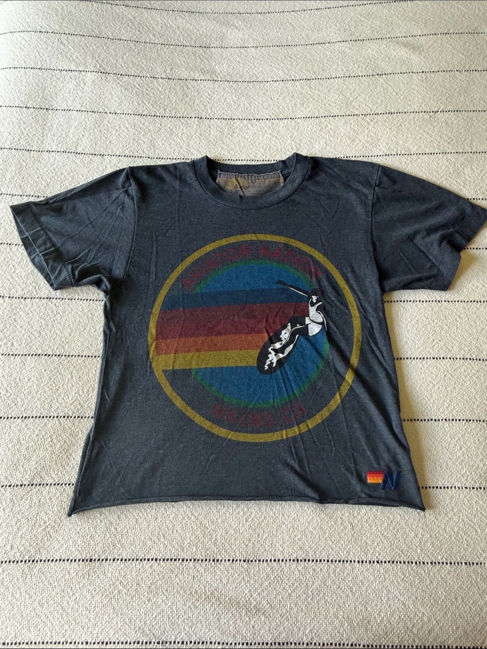 Bundle of 6 Aviator Nation Boyfriend Tees size XS - Picture 4 of 16